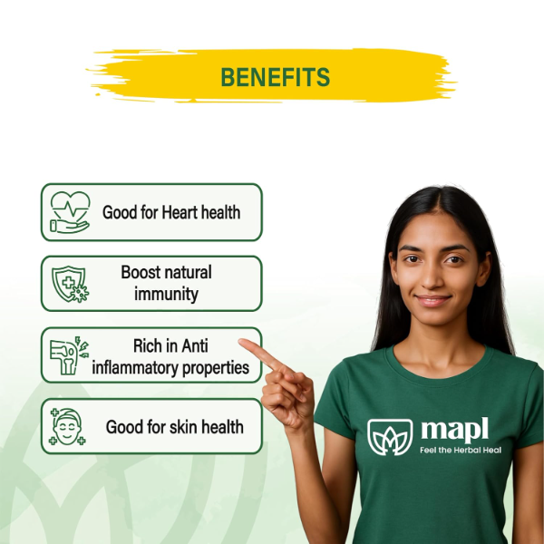 MAPL-Pure & Natural Turmeric Juice | Cold-Pressed Kachi Haldi Juice with Curcumin | Ayurvedic Detox Drink for Immunity, Digestion & Anti-Inflammation, Natural curcumin &piperine | No Added Sugar | 500ml - Image 4