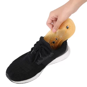 1 Pair Acupoints Reflection Cutable Magnetic Insole, Breathable Acupressure Magnetic Massage Insoles, for Relieve Fatigue for Promote(41-45 Yards)