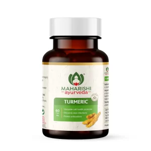 Maharishi Ayurveda OrganicTurmeric Capsules 500 MG |Boosts Immunity | Joint Support | Anti-Inflammatory | Supports Skin Health | 60 Capsules