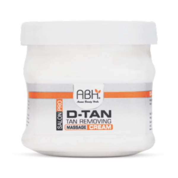 ABH D-Tan Massage Cream for Tan Removal & Skin Brightening – Deep Cleansing Face & Body Cream with Natural Extracts, Hydrating & Suitable for All Skin Types
