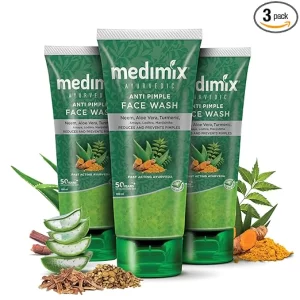Medimix Ayurvedic Anti Pimple Face Wash, 100ml (Pack of 3)