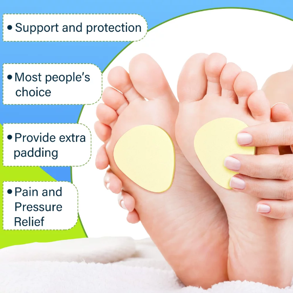 36 Pcs Metatarsal Foot Pads for Pain Relief 1/5 Inch Thick Ball of Foot Cushions Foam Forefoot Support Relief Shoe Inserts for Women and Men - Image 3