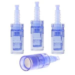 4Beauty Therapy Ultima Derma Pen Replacement Cartridges – 12 Pin, 36 Pin & Nano Round Needles for A1/A6/M5/M7/N2 – A6 Nano Micro Needling Cartridge (Pack of 5)
