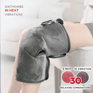 Abhsant Knee Massager with Heat & Vibration – 2 Heat Levels, 5 Massage Modes for Pain Relief & Deep Tissue Knee Therapy