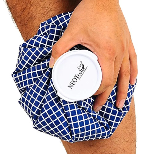 9 inches , Blue : NEOtech Care Ice Bag for injuries & reduce swelling, Cold Pack screw top lid, 9 inch diameter size, blue color