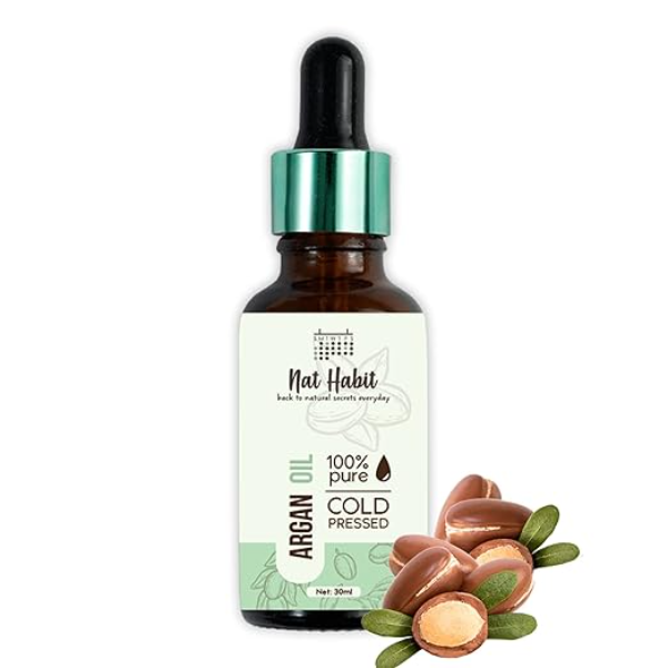100% Pure Cold Pressed Argan Oil bottle for skin and hair in USA.