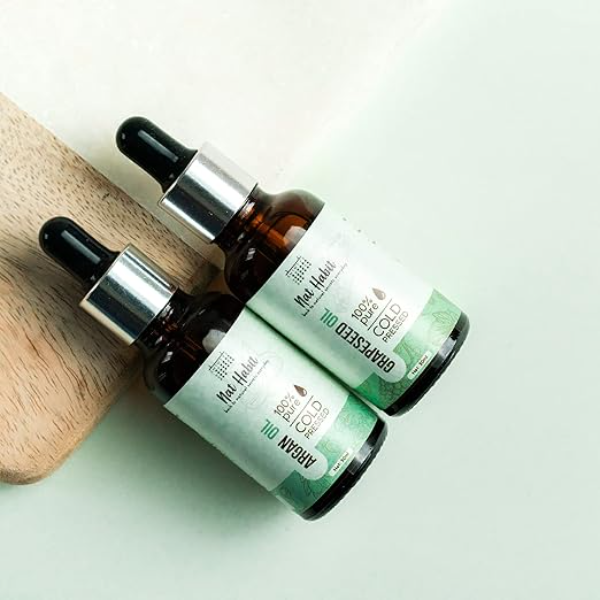 Nat Habit Cold Pressed 100% Pure Oil for Skin & Hair | Fresh from our Ayurvedic Kitchen, Zero Preservatives | Body Massage Oil, Hair Oil (Argan Oil, 30ml) - Image 4