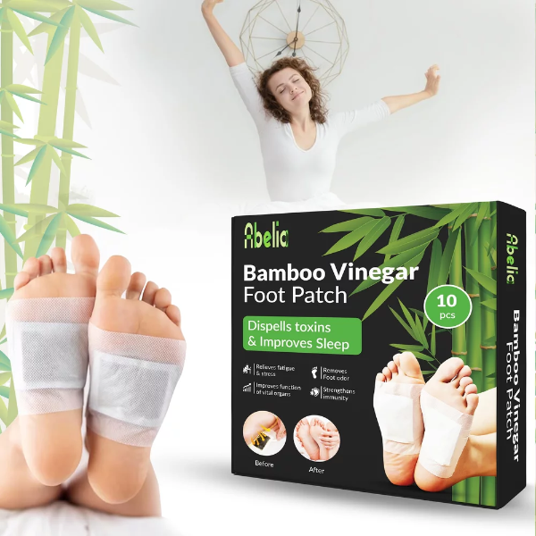 Abelia Premium Detox Foot Patches – Natural Cleansing Foot Pads for Stress Relief, Better Sleep & Foot Pain Relief | Herbal Detox Sleep Patch for Men & Women (Pack of 1) - Image 2