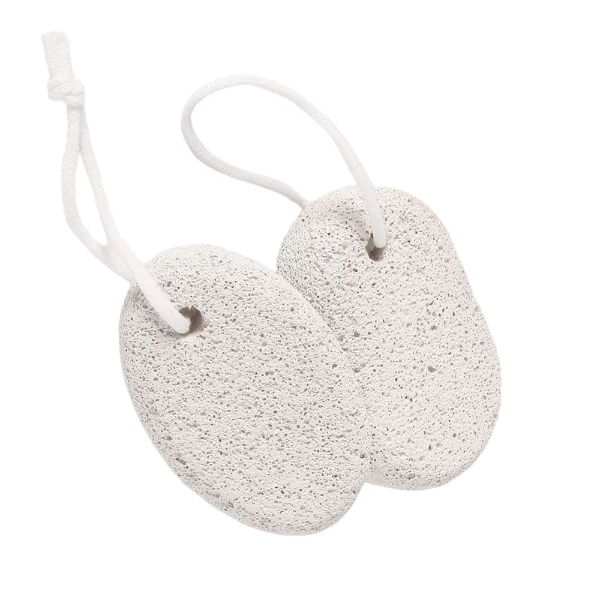 2-Pack Natural Pumice Stone for Feet, Feelhigh Lava Pedicure Tools Hard Skin Callus Remover for Feet and Hands - Natural Foot File Exfoliation to Remove Dead Skin, Heels, Elbows, Hands