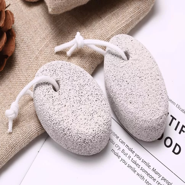 2-Pack Natural Pumice Stone for Feet, Feelhigh Lava Pedicure Tools Hard Skin Callus Remover for Feet and Hands - Natural Foot File Exfoliation to Remove Dead Skin, Heels, Elbows, Hands - Image 3