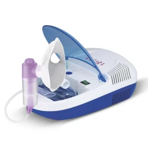 AGEasy (Max Group) Nebulizing Machine | Inhaler Machine with Storage Compartment | Nebuliser Machine for Kids & Adults | Steam Machine for Cold & Cough with 2 Masks, 1 Mouthpiece & 5 Filters