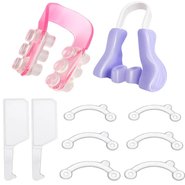10PCS Nose Shaper, For Correcting Your Nose Clip Beauty Tool Straightening Shaper, Corrector Device for Nose Bridge Straightening and Lifting, Non Surgical Nose up Beauty Tool, Slimmer for Big