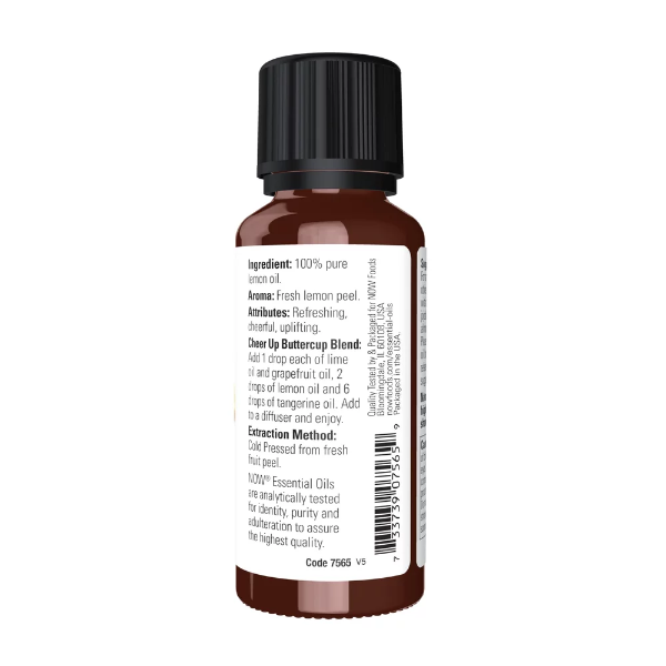 1Ounce Now Foods Lemon Oil,1 Ounce - Image 2