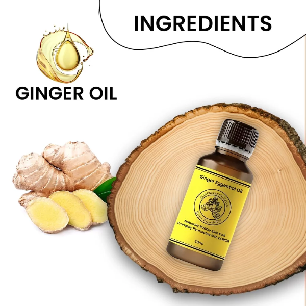 67Stores 100% Natural Ginger Essential Oil (30ml Pack of 2) – Organic Aromatherapy & Body Massage Essential Oil Serum - Image 2