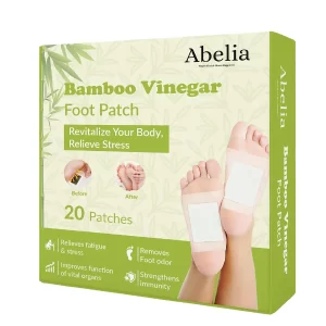 Abelia Detox Foot Patches Pack of 2 – Natural Organic Cleansing Pads for Toxin Removal, Stress Relief, Better Sleep & Pain Relief | Herbal Detox Foot Patch for Men & Women