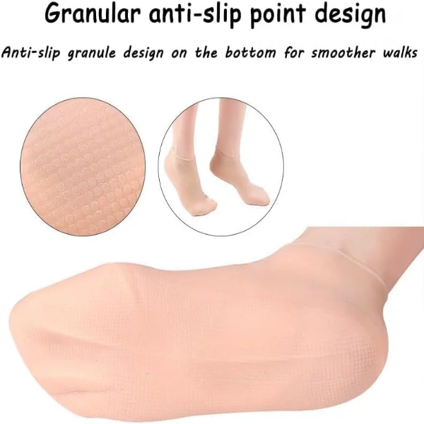1 Pairs Overnight Moisturizing Socks, Moisturizing Spa Socks, Overnight Absorption, For Dry, Cracked Feet, For Men and Women - Image 3