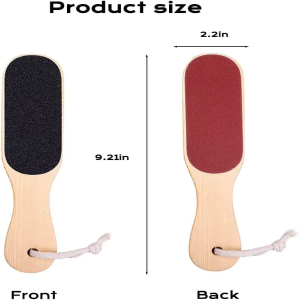 4-in-1 Foot Pedicure Brush with Foot Scraper & File – Callus Remover, Dead Skin Exfoliator for Soft & Smooth Feet (Pack of 1) - Image 2