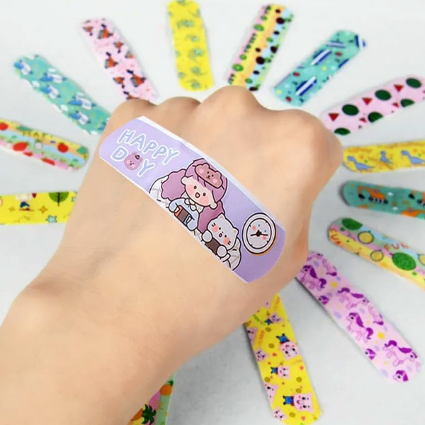 40pc Cartoon Printed Bandage | Kids Bandages | mini bandage | Cartoon Waterproof Bandage (Multi Color)