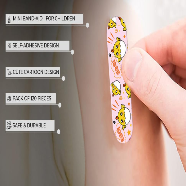 40pc Cartoon Printed Bandage | Kids Bandages | mini bandage | Cartoon Waterproof Bandage (Multi Color) - Image 2