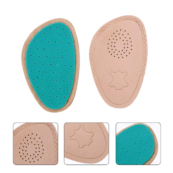 1 Pair of Soft Front Palm Pad Invisible High- Heel Insole Anti- Slip Half Sole Mat Accessory - Image 3