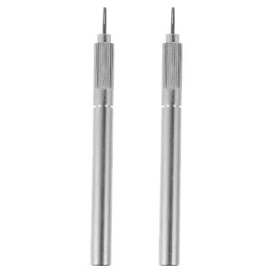 2Pcs Paper Quilling Pens Durable Quilling Pens Unique Paper DIY Crafts (Silver)