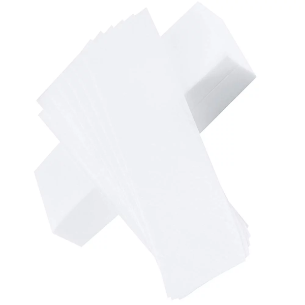 100pcs Paper Wax Waxing Strips for Arms Legs Lip Eyebrow Oxter of Women and Men, BK-10N71