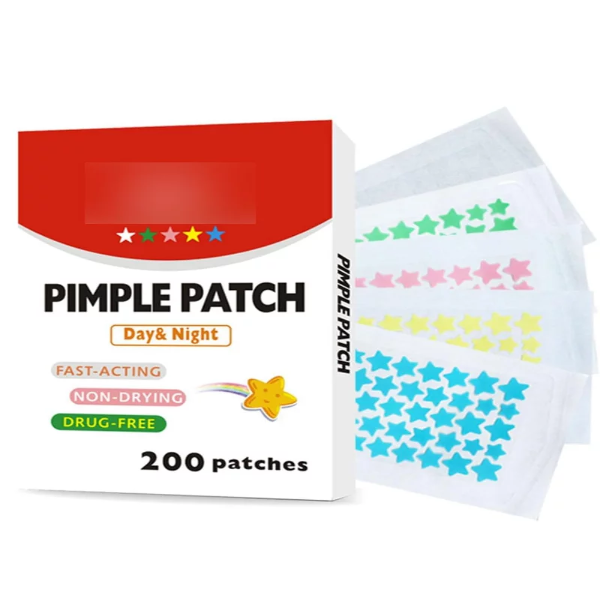 200PCS Pimple Patches, Quench Pimple Patch, Quench Pimple Patch, 200 Hydrocolloid Acne Patches, Fast-Absorbing Blemish Treatment for Face & Body, Ultra-Thin & Invisible Design