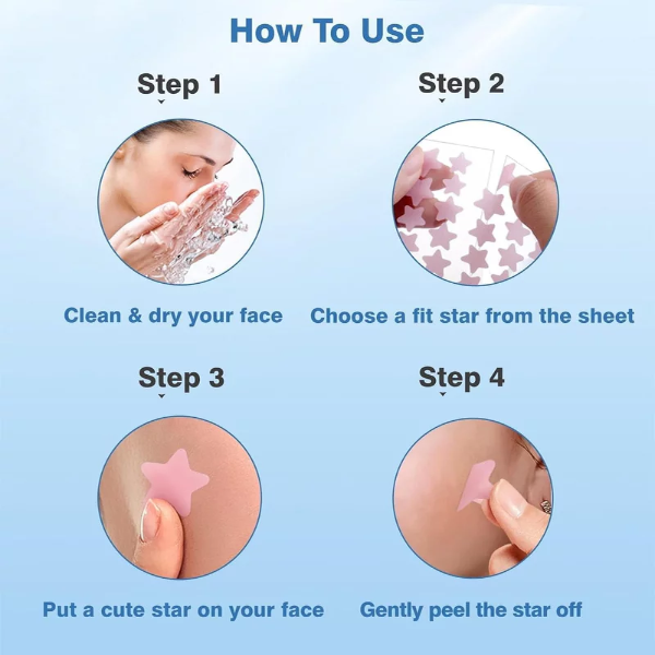 200PCS Pimple Patches, Quench Pimple Patch, Quench Pimple Patch, 200 Hydrocolloid Acne Patches, Fast-Absorbing Blemish Treatment for Face & Body, Ultra-Thin & Invisible Design - Image 4