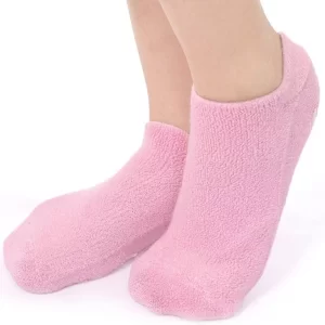 2 Pairs Heel Socks for Women Foot Care Ankle Boots Moisturising Sock Skin Repair Socks for Women Socks for Women Lotion Socks Spa Miss Front Feet (Pink)