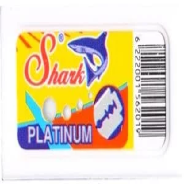 100 Shark Platinum Double Edge Razor Blades - Image 2