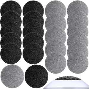 20 Pieces Regular Coarse Replacement for Portable Electric Foot Grinder Foot File Callus Remover Electric Callus Remover Hard Skin Eliminator Grind Head for Cracked Heels Dead Skin