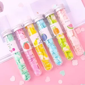 6-Pack Scented Paper Soap Sheets for Kids, Teens & Adults – Travel-Friendly Disposable Hand Wash Soap, Portable Tube for School & Travel, Gentle on All Skin Types
