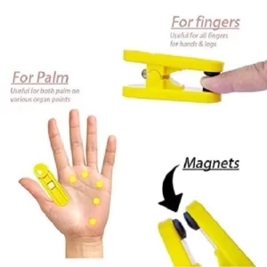 Acupressure Hand Clip for Migraine Relief & Wellness – Magnetic Pressure Point Therapy Clip for Stress Support & Balance