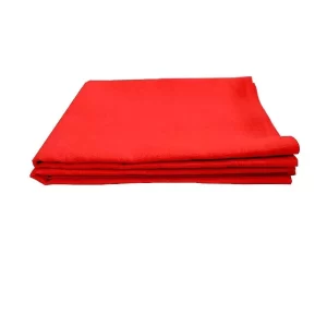 1.25 Meter Mandir Cloth Red Pooja Aasan/Chowki Aasan Lal Kapda Mat for Puja Table/Red Cloth for Puja Home Mandir and Temple !at.241