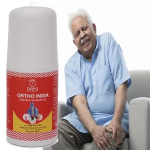 7DAYSNATURAL Ortho India Pain Relief Massage Oil – Fast Relief for Knee, Joint & Muscle Pain | Effective for Osteoarthritis (50ml)