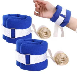 2 PCS Restraint Gloves Hand, Adjustable Safety Gloves for Elderly Care, Medical Finger Gloves for Patient Safety, Soft Cotton Hand Care Products