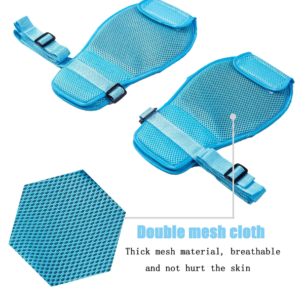 1PCS, Dementia Anti Scratch Restraint Gloves, Gloves to Prevent Scratching for Adults, Control Mitts Safety Hand Glove, Protect the Safety of the Wearer and Caregivers - Image 3