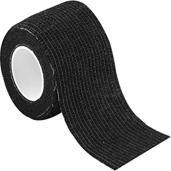 Agam A-Tape Cohesive Self-Adhesive Bandage Pack of 2 (Beige & Black) – 5 cm x 4.5 m Compression Wrap for Sports, Gym & Joint Support (Reusable & Waterproof) - Image 4