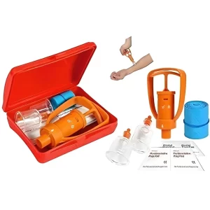 67Stores Snake Bite Kit Emergency Venom Extractor for Outdoor Survival, Hiking & Camping Compact & Easy to Use | Outdoor Venom Suction Extractor for Emergency First Aid