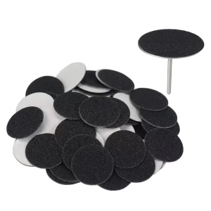 50pcs Replacement Sandpaper Discs for Electric Foot File – Pedicure Callus Remover Pads with Wheel Axis for Dead & Dry Skin (Men & Women)