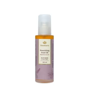 Shankara Nourishing Foot Oil, With Pure Essential Oils of Peppermint and Tea Tree, Suitable for Tri-Dosha and All Skin Types - 100ml