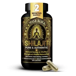 Shilajit Capsules – Himalayan Shilajit 500mg Daily Supplement – Purified Resin Extract, Lab Tested