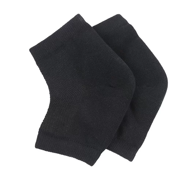 1 Pair Moisturizing Heel Socks Open Toe Socks for Dry Hard Cracked Heels Foot Skin Care s Socks(Black) -Layfoo