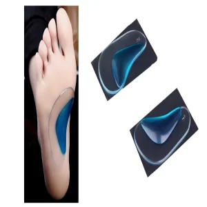 1Pair Soft Foot Gel Arch Support Cushion Orthopedic Insoles Of Flatfoot Correction Silicone Gel Pads Orthotics Flat Feet Care