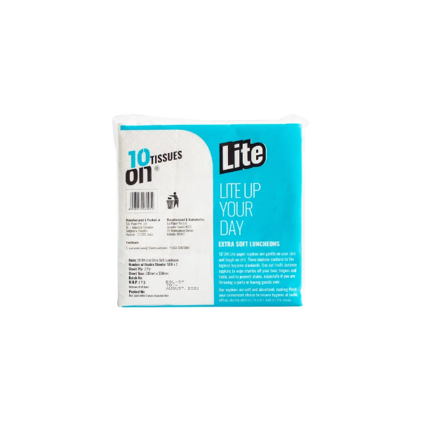 10'ON Lite Extra Soft Luncheons (Pack of 6) (In a Pack 50 sheets of 2 ply each) - Image 3