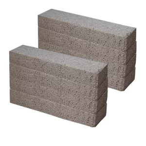 8 Pack Pumice Stone Cleaning Sticks – Multi-Purpose Scrubber for Toilet Bowl, Bathroom, Kitchen, BBQ & Pool Cleaning