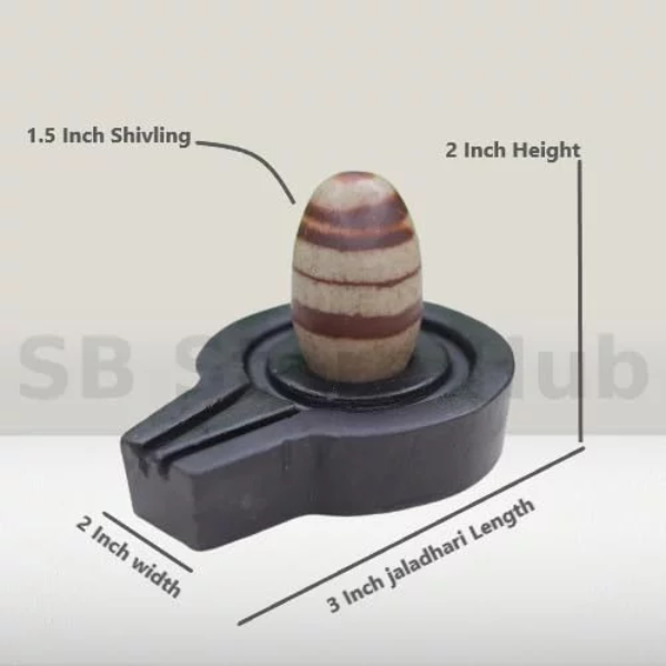 Natural Tilak mark on the Original Narmadeshwar Shivling.