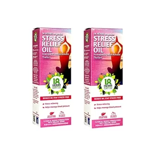 18 Herbs Organics Health With Herbs Aswaganthi Balalakshathi Thailam | Anti Stress Massage Oil- 100 ml (Pack of 2) Best Stress Relief Oil & Ashwagandha Oil for Anxiety Relief