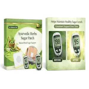 Ayurvedic Sugar Control Patch for Diabetes Care (Pack of 2) | Natural Herbal Blood Sugar Support | Non-Invasive Glucose Balance Patches