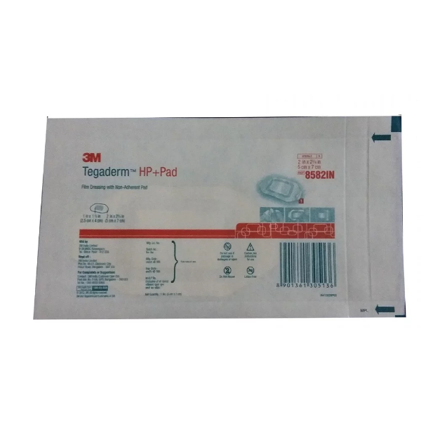 3M Tegaderm Hp+Pad Pack Of 2 (8582In)